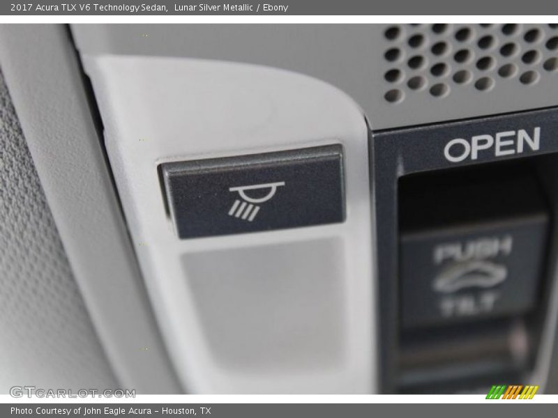Lunar Silver Metallic / Ebony 2017 Acura TLX V6 Technology Sedan