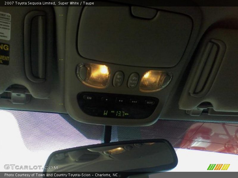 Super White / Taupe 2007 Toyota Sequoia Limited