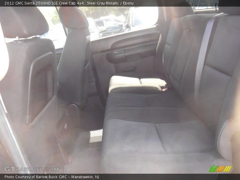 Steel Gray Metallic / Ebony 2012 GMC Sierra 2500HD SLE Crew Cab 4x4