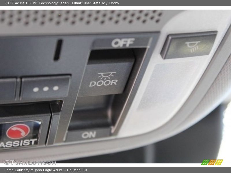 Lunar Silver Metallic / Ebony 2017 Acura TLX V6 Technology Sedan