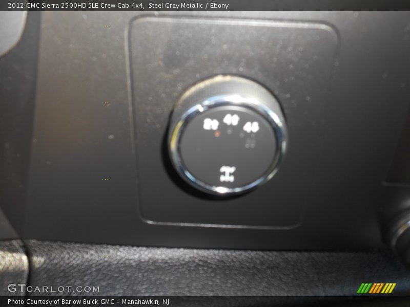 Steel Gray Metallic / Ebony 2012 GMC Sierra 2500HD SLE Crew Cab 4x4