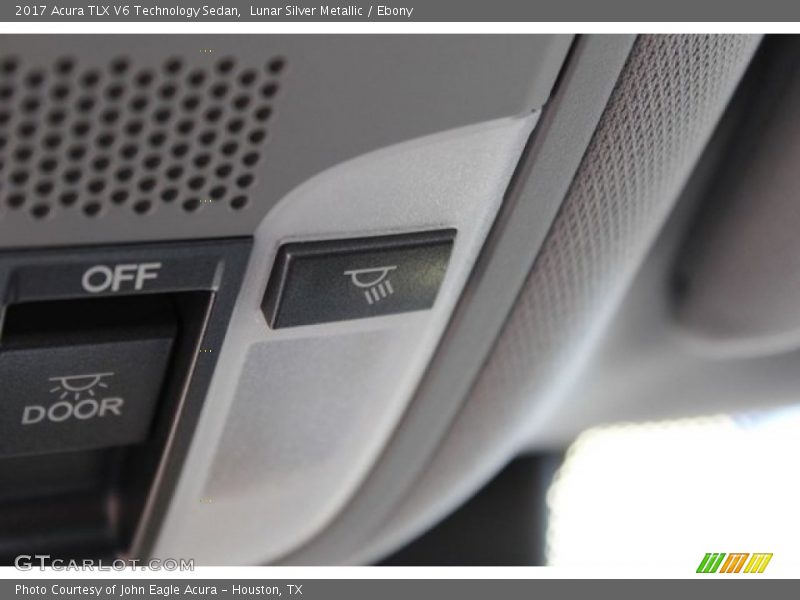 Lunar Silver Metallic / Ebony 2017 Acura TLX V6 Technology Sedan