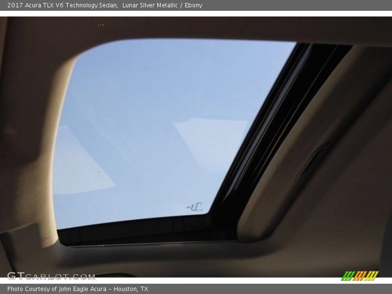 Lunar Silver Metallic / Ebony 2017 Acura TLX V6 Technology Sedan