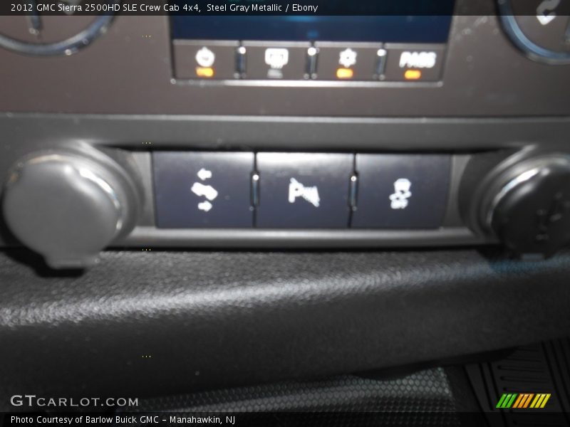 Steel Gray Metallic / Ebony 2012 GMC Sierra 2500HD SLE Crew Cab 4x4