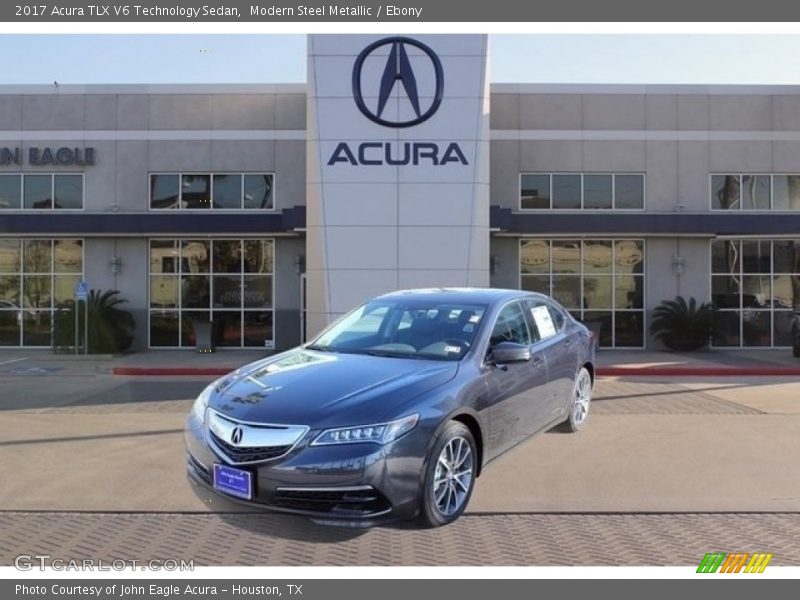 Modern Steel Metallic / Ebony 2017 Acura TLX V6 Technology Sedan