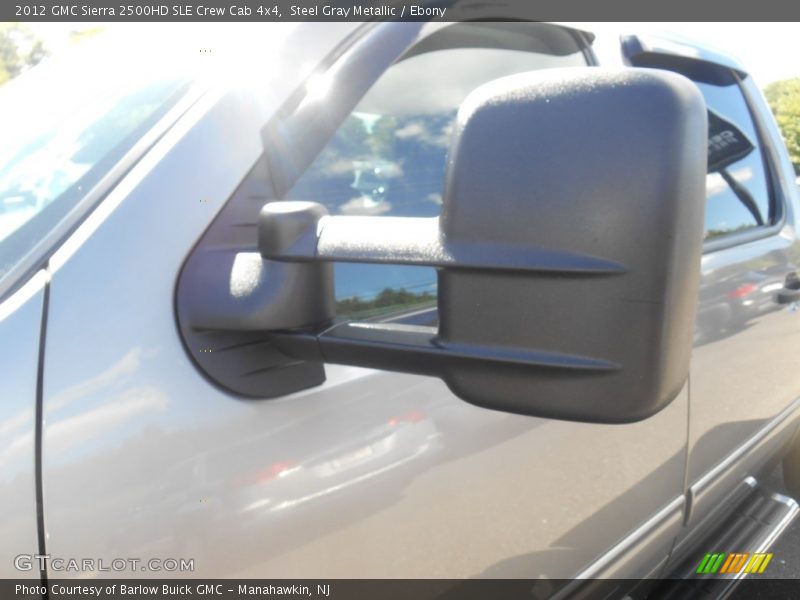 Steel Gray Metallic / Ebony 2012 GMC Sierra 2500HD SLE Crew Cab 4x4