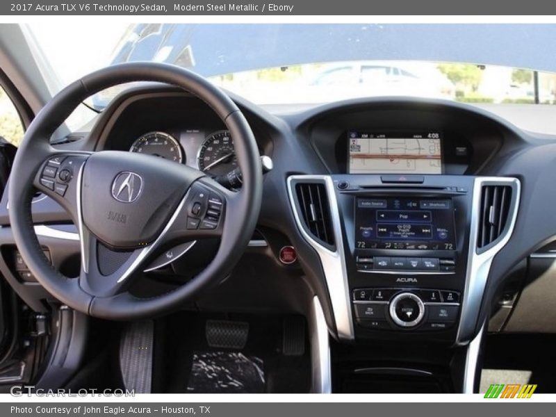 Modern Steel Metallic / Ebony 2017 Acura TLX V6 Technology Sedan