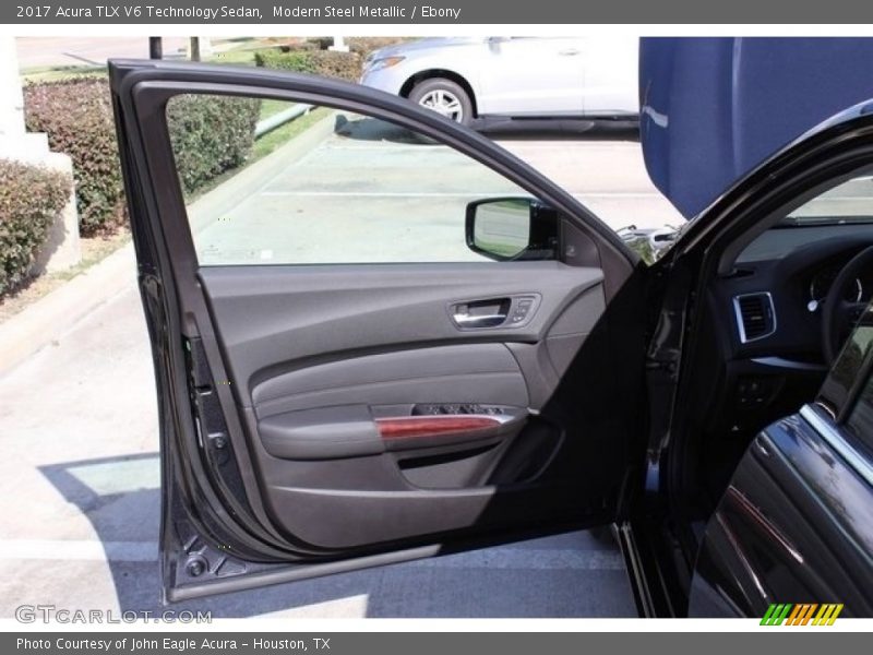 Modern Steel Metallic / Ebony 2017 Acura TLX V6 Technology Sedan