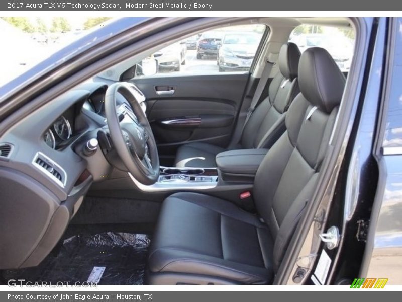 Modern Steel Metallic / Ebony 2017 Acura TLX V6 Technology Sedan