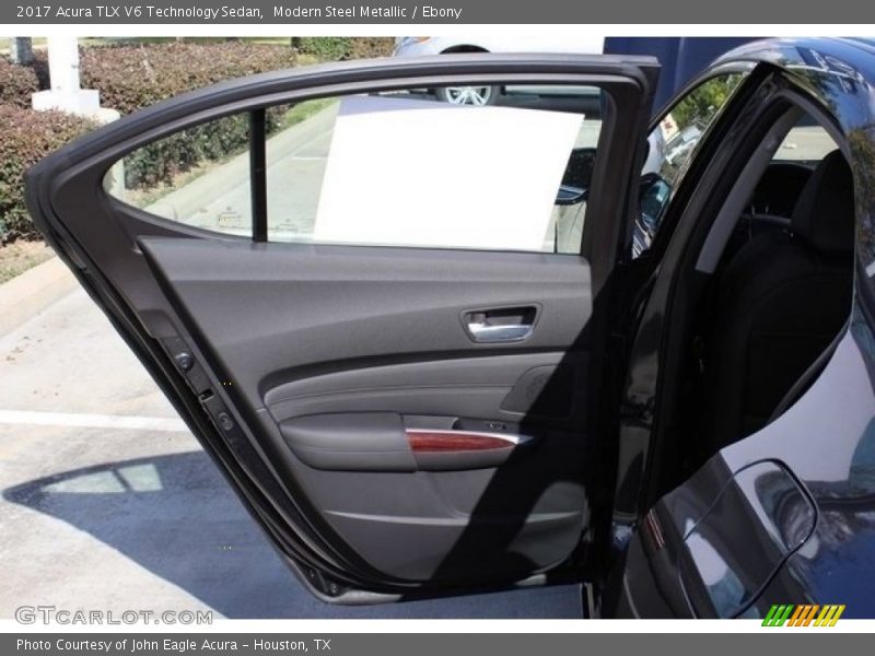 Modern Steel Metallic / Ebony 2017 Acura TLX V6 Technology Sedan