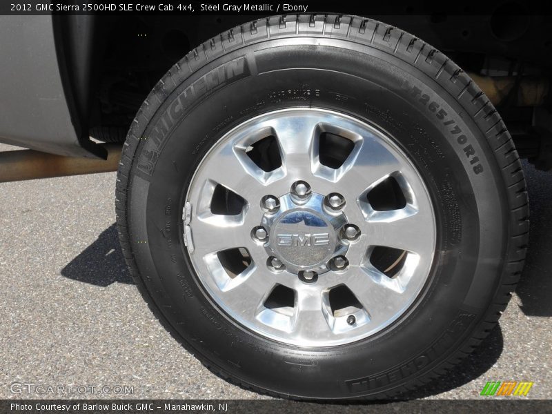Steel Gray Metallic / Ebony 2012 GMC Sierra 2500HD SLE Crew Cab 4x4