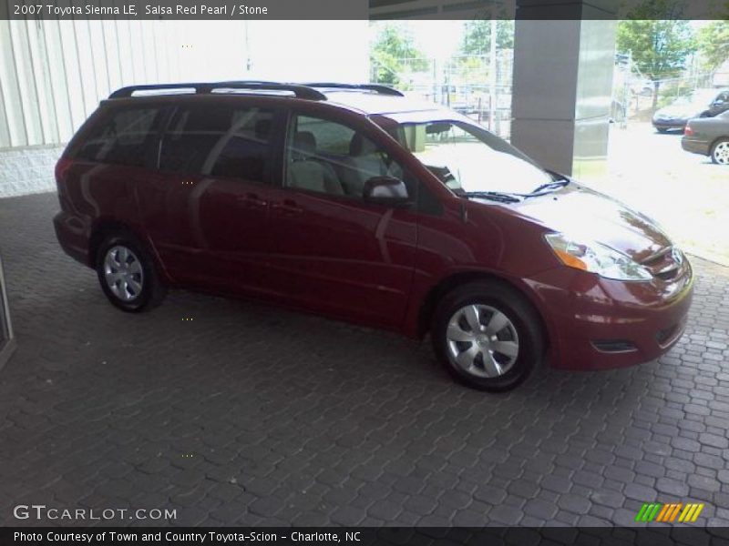 Salsa Red Pearl / Stone 2007 Toyota Sienna LE