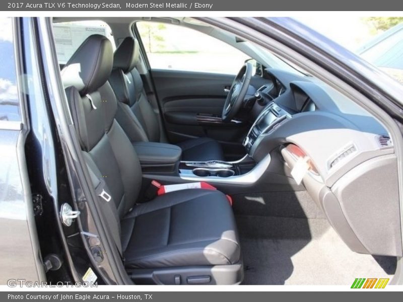 Modern Steel Metallic / Ebony 2017 Acura TLX V6 Technology Sedan