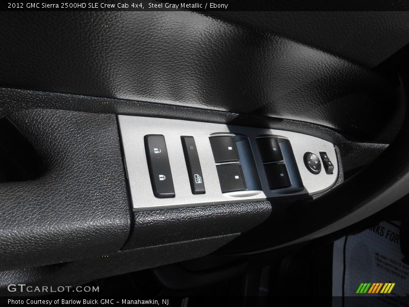 Steel Gray Metallic / Ebony 2012 GMC Sierra 2500HD SLE Crew Cab 4x4