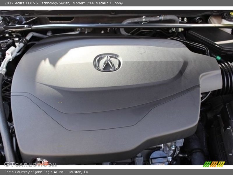 Modern Steel Metallic / Ebony 2017 Acura TLX V6 Technology Sedan