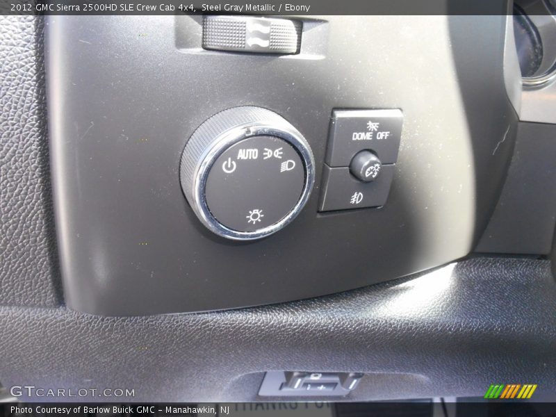 Steel Gray Metallic / Ebony 2012 GMC Sierra 2500HD SLE Crew Cab 4x4