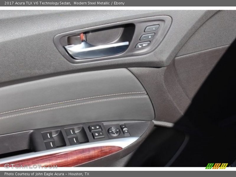 Modern Steel Metallic / Ebony 2017 Acura TLX V6 Technology Sedan