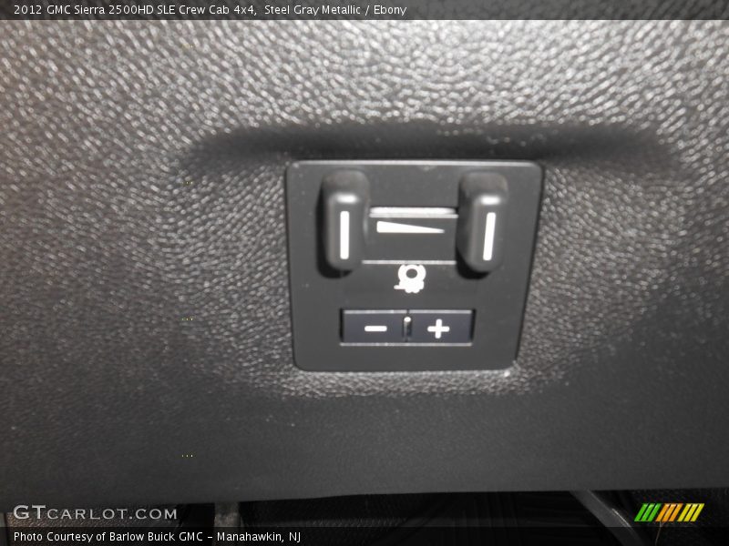 Steel Gray Metallic / Ebony 2012 GMC Sierra 2500HD SLE Crew Cab 4x4