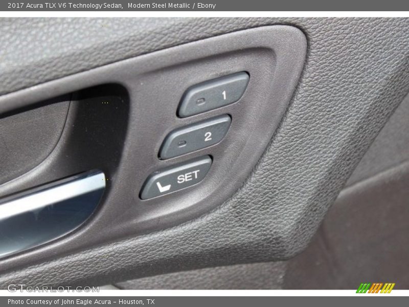 Modern Steel Metallic / Ebony 2017 Acura TLX V6 Technology Sedan
