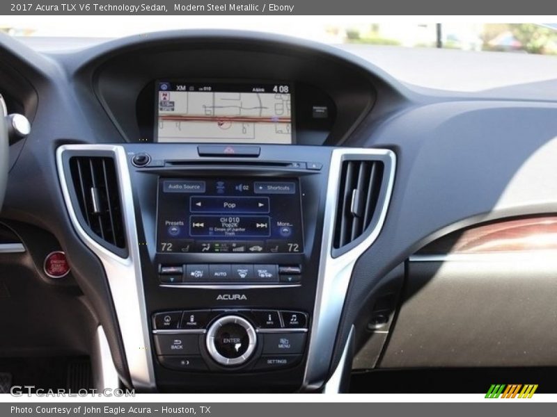 Modern Steel Metallic / Ebony 2017 Acura TLX V6 Technology Sedan