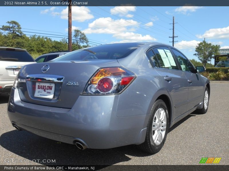 Ocean Gray / Charcoal 2012 Nissan Altima 2.5 S