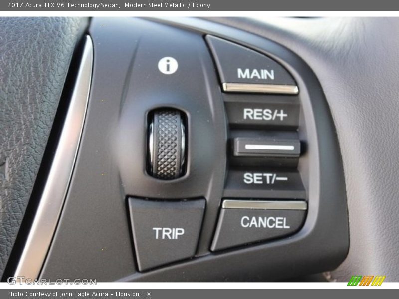 Modern Steel Metallic / Ebony 2017 Acura TLX V6 Technology Sedan
