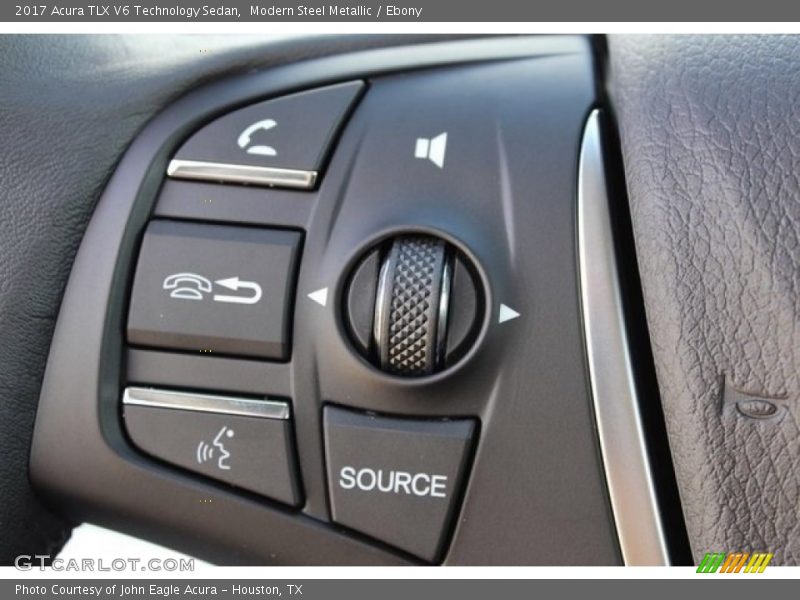 Modern Steel Metallic / Ebony 2017 Acura TLX V6 Technology Sedan