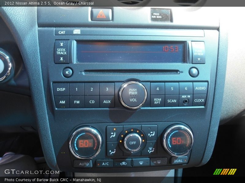 Ocean Gray / Charcoal 2012 Nissan Altima 2.5 S