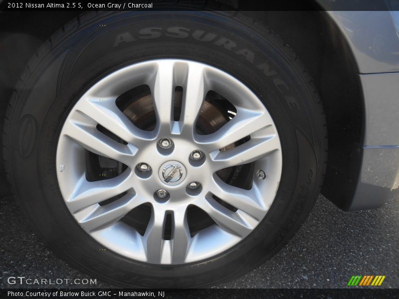 Ocean Gray / Charcoal 2012 Nissan Altima 2.5 S