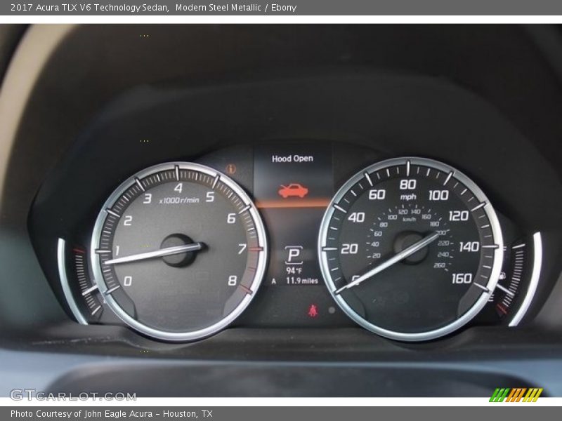 Modern Steel Metallic / Ebony 2017 Acura TLX V6 Technology Sedan