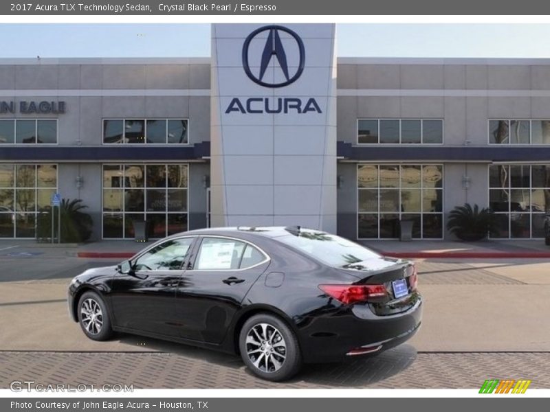Crystal Black Pearl / Espresso 2017 Acura TLX Technology Sedan