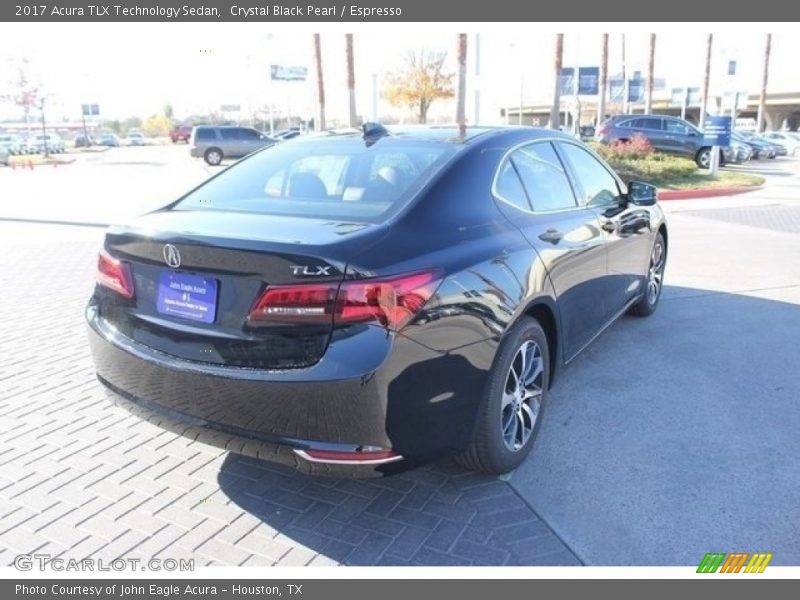 Crystal Black Pearl / Espresso 2017 Acura TLX Technology Sedan