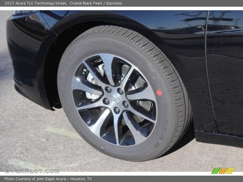 Crystal Black Pearl / Espresso 2017 Acura TLX Technology Sedan