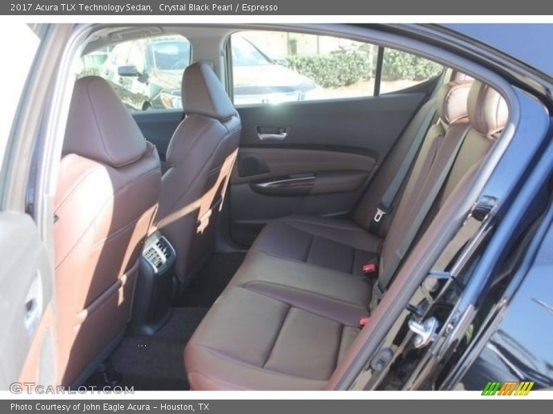 Crystal Black Pearl / Espresso 2017 Acura TLX Technology Sedan