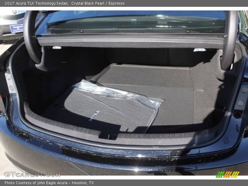 Crystal Black Pearl / Espresso 2017 Acura TLX Technology Sedan