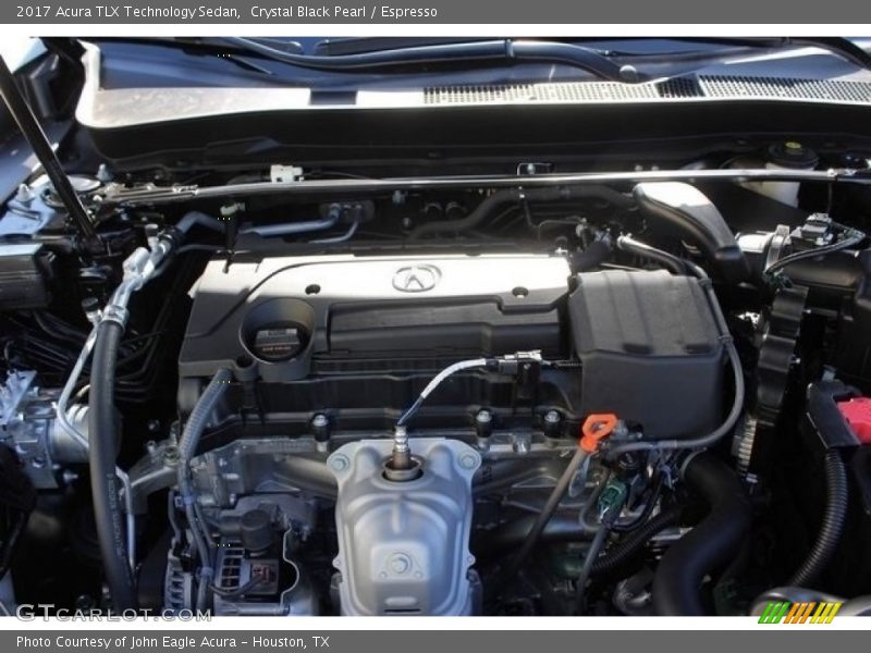 Crystal Black Pearl / Espresso 2017 Acura TLX Technology Sedan
