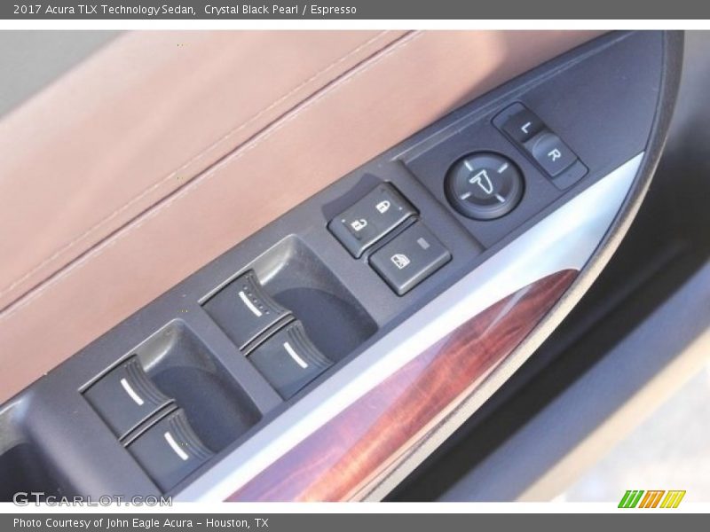 Crystal Black Pearl / Espresso 2017 Acura TLX Technology Sedan