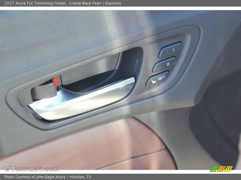Crystal Black Pearl / Espresso 2017 Acura TLX Technology Sedan