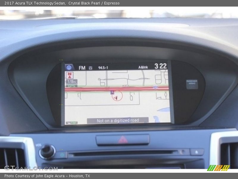 Crystal Black Pearl / Espresso 2017 Acura TLX Technology Sedan