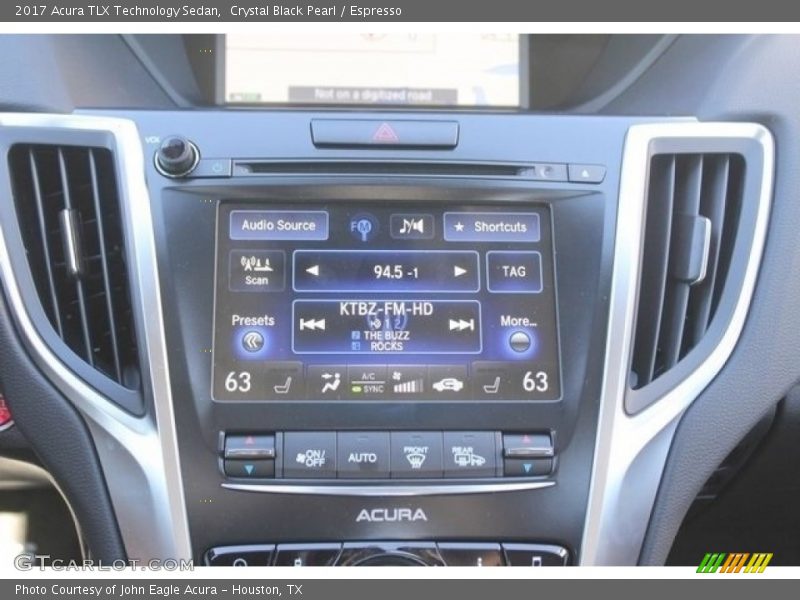 Crystal Black Pearl / Espresso 2017 Acura TLX Technology Sedan