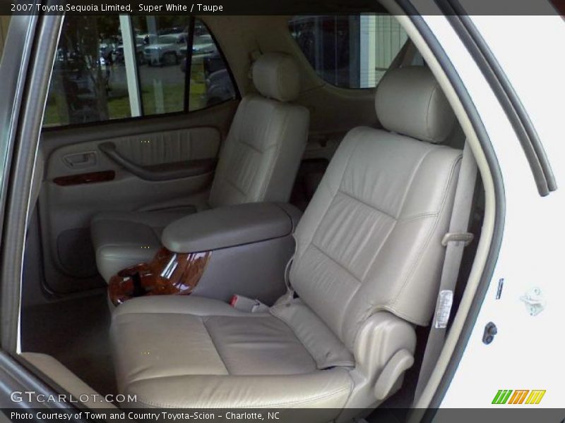 Super White / Taupe 2007 Toyota Sequoia Limited