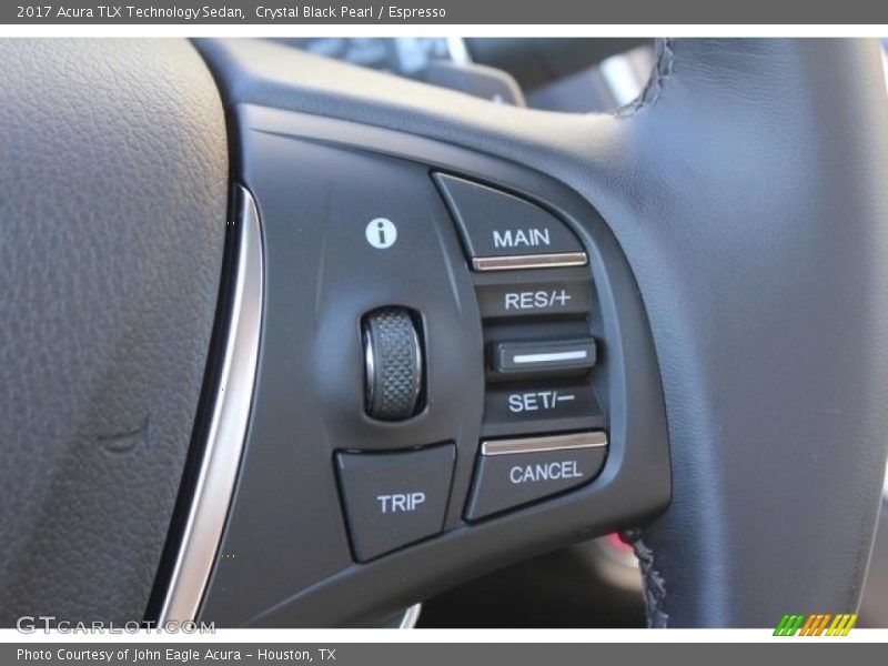 Crystal Black Pearl / Espresso 2017 Acura TLX Technology Sedan