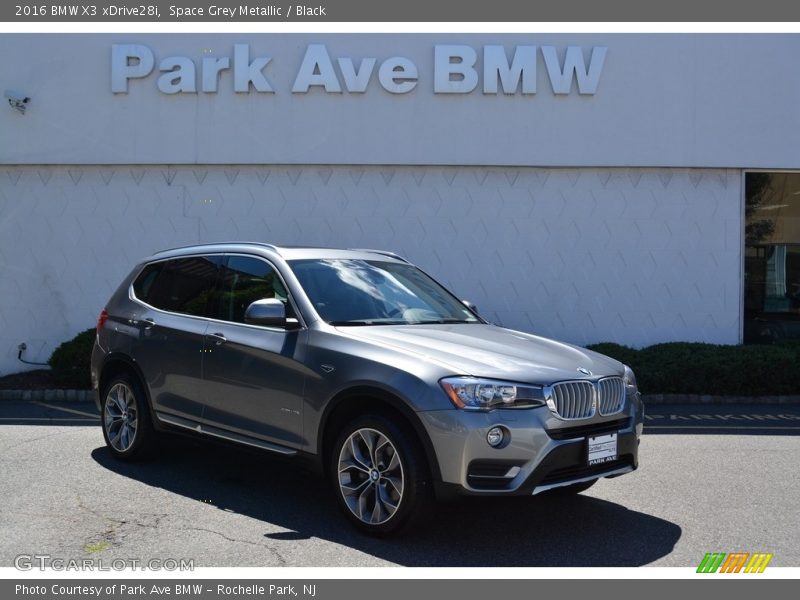 Space Grey Metallic / Black 2016 BMW X3 xDrive28i