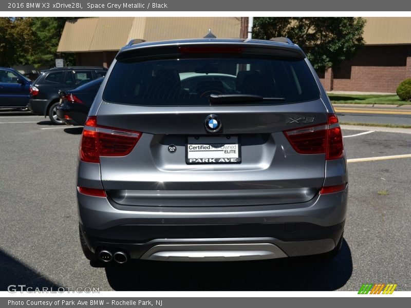 Space Grey Metallic / Black 2016 BMW X3 xDrive28i