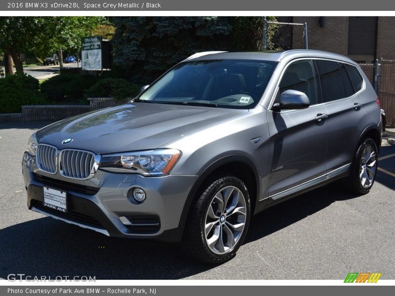Space Grey Metallic / Black 2016 BMW X3 xDrive28i