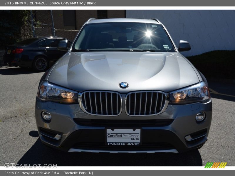 Space Grey Metallic / Black 2016 BMW X3 xDrive28i