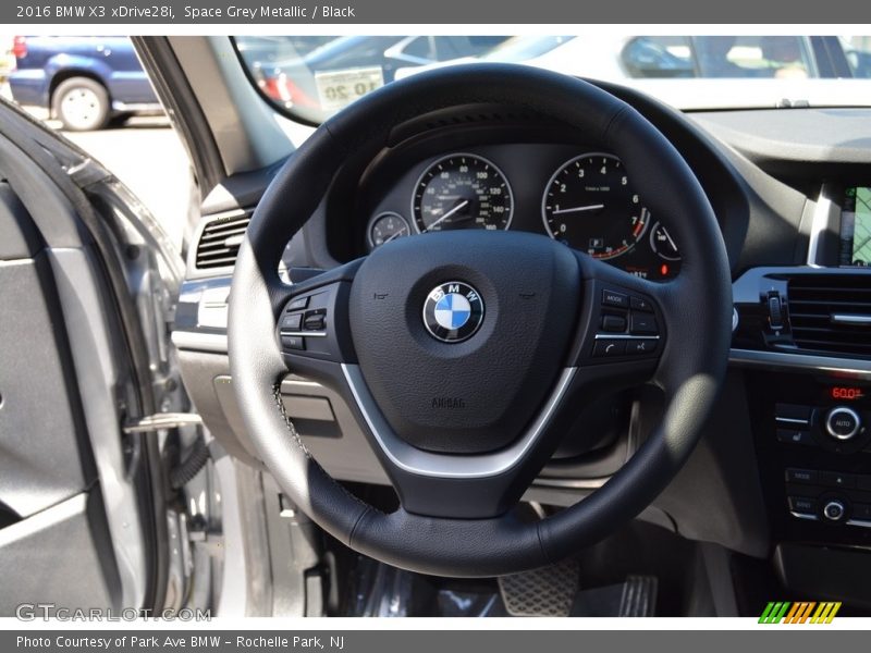 Space Grey Metallic / Black 2016 BMW X3 xDrive28i