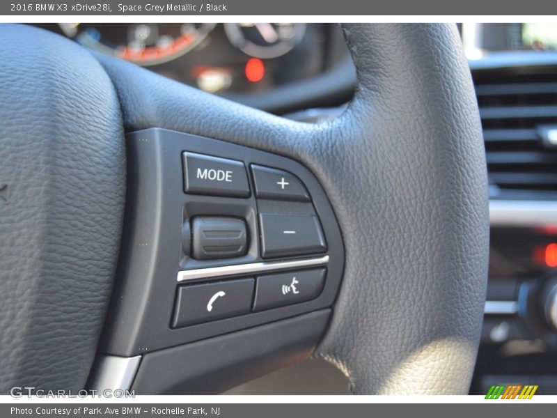 Space Grey Metallic / Black 2016 BMW X3 xDrive28i