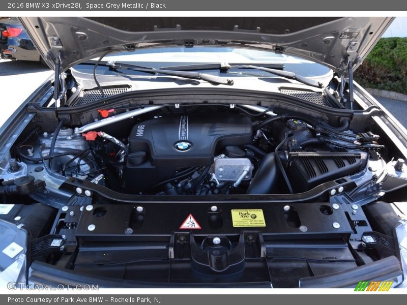 Space Grey Metallic / Black 2016 BMW X3 xDrive28i
