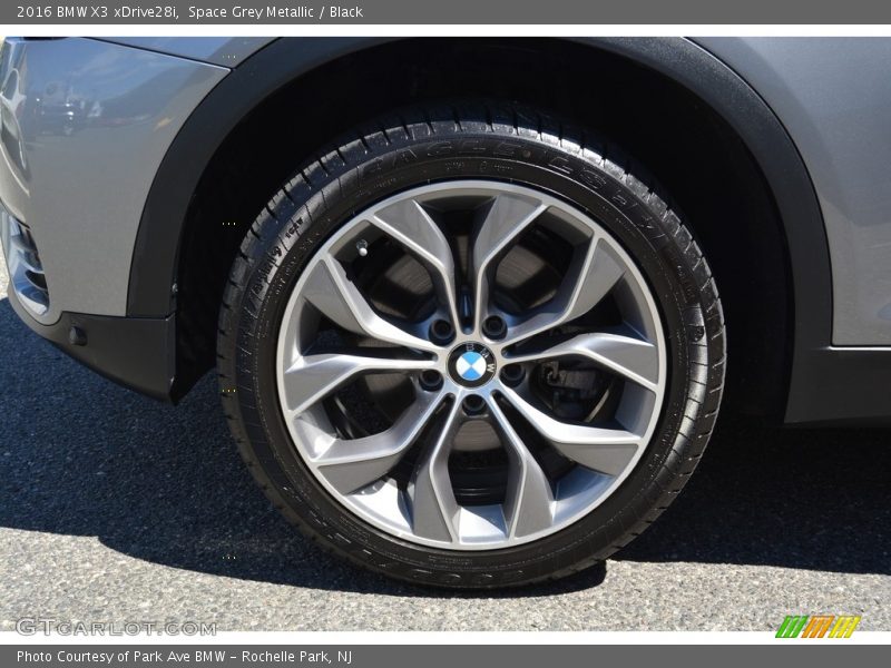 Space Grey Metallic / Black 2016 BMW X3 xDrive28i